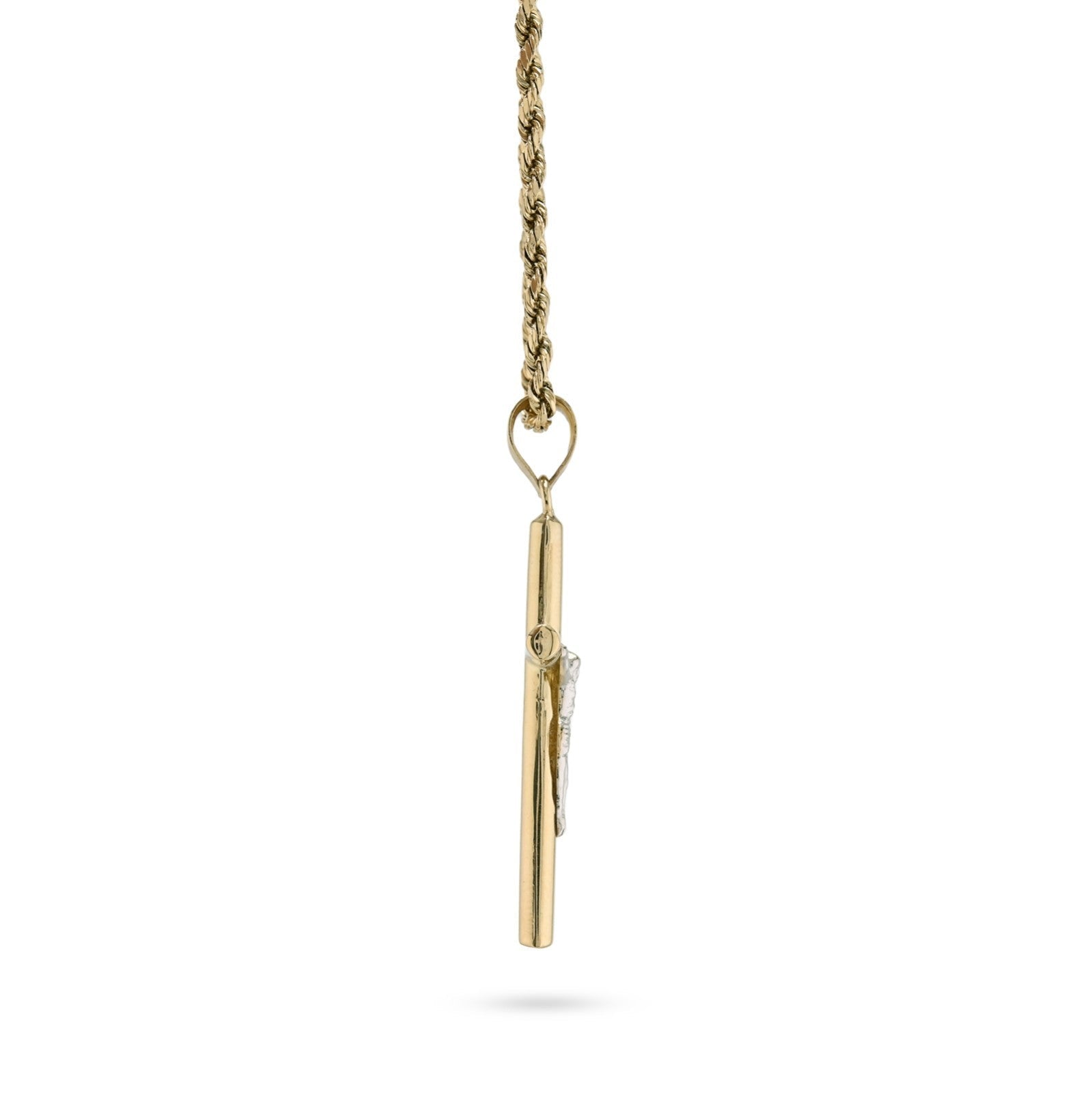 10k Yellow Gold Crucifix Cross Pendant 1.4g Religious Mens Charm - Elite Jewelers - Charms & Pendants