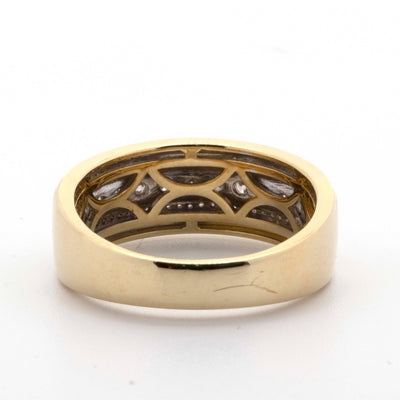 10K Yellow Gold Diamond Band - Elite Jewelers - Rings