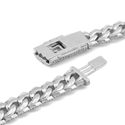 10K Yellow Gold Heart Shape Link Baguette 6.10CT Natural Diamond Women Tennis Chain 18" Necklace - Elite Jewelers-Necklaces