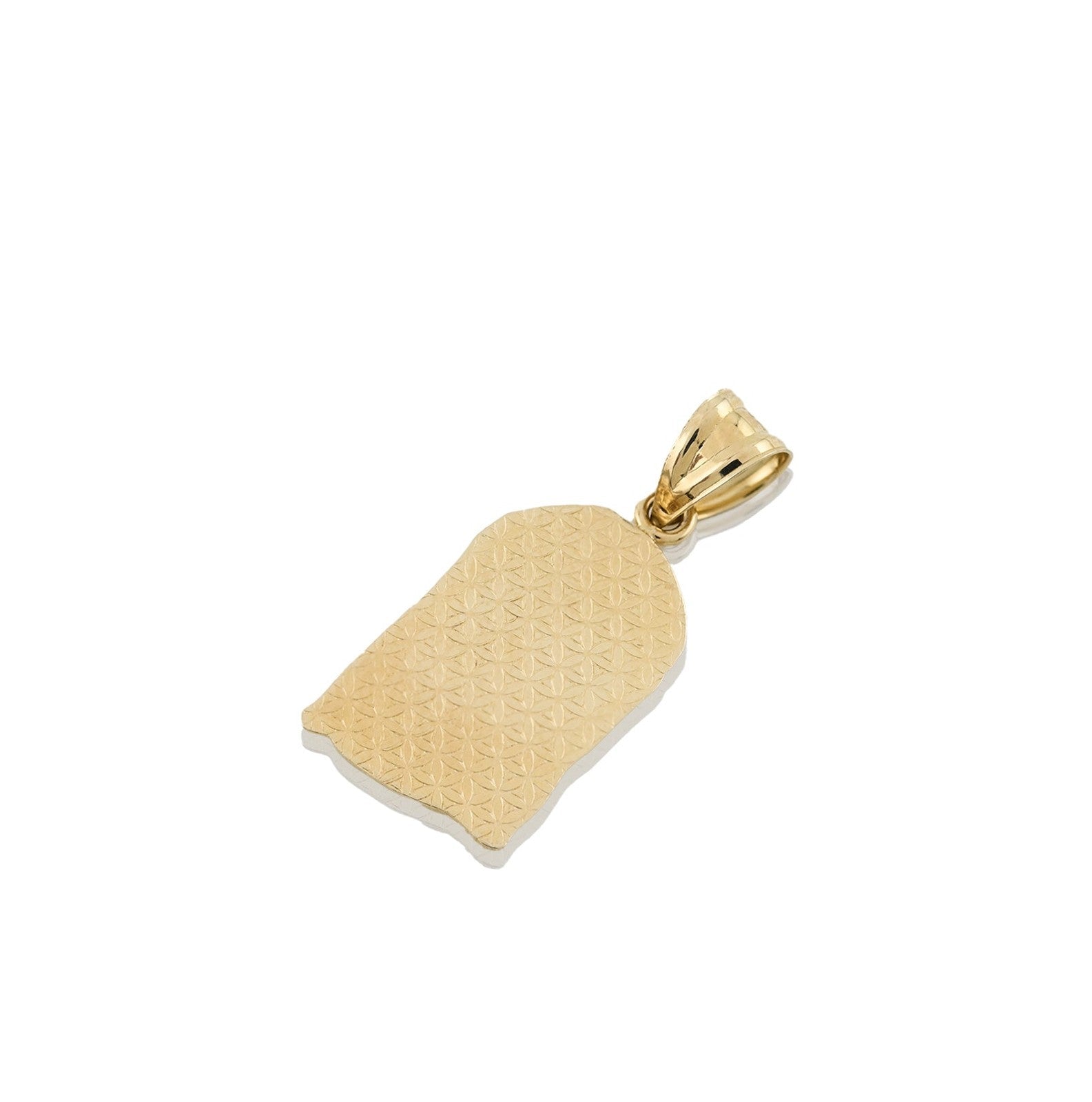 10k Yellow Gold Jesus Head Charm 2 Tone Pendant 1.25" Men Women 14mm 1.9g - Elite Jewelers - Charms & Pendants