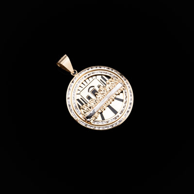 10K Yellow Gold Last Supper Medallion Pendant 6.6g Jesus Charm Men Women 2" - Elite Jewelers - Charms & Pendants