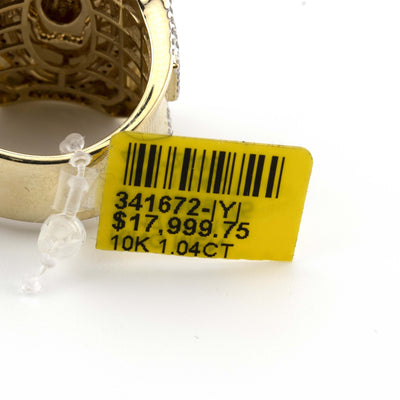 10K Yellow Gold Medusa Nugget 1.04CT Diamond Ring - Elite Jewelers - Rings