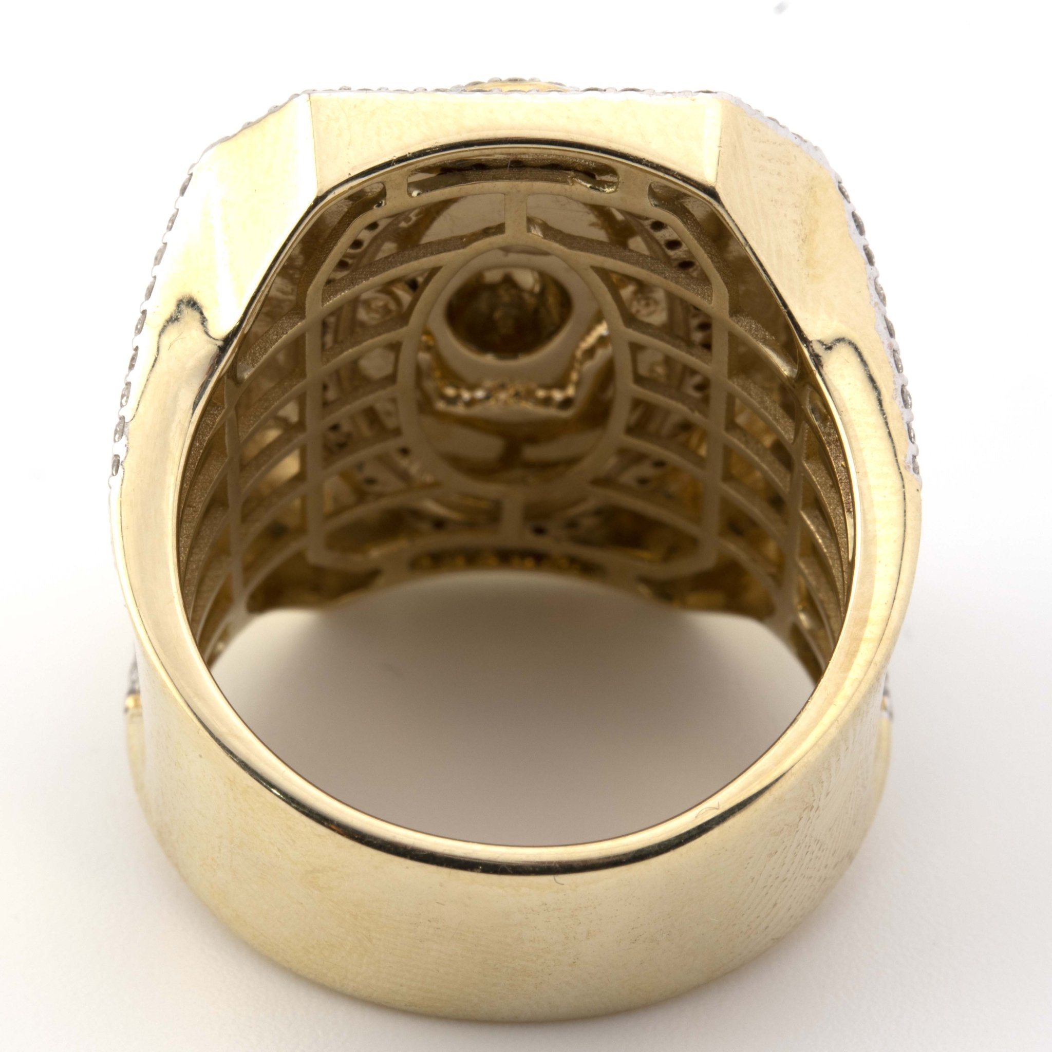 10K Yellow Gold Medusa Nugget 1.04CT Diamond Ring - Elite Jewelers - Rings