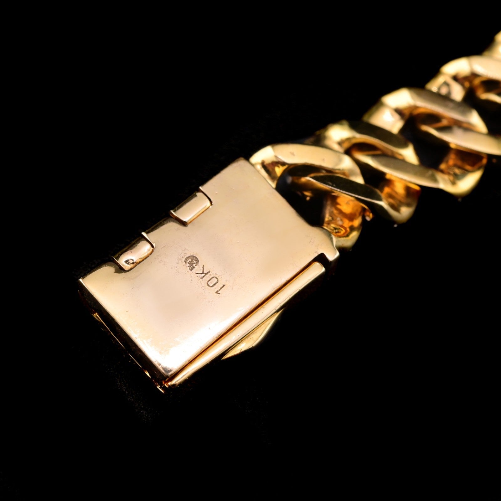 10k Yellow Gold Men 5.12CTW Natural Diamond Cuban Bracelet 38.1g 8 Inch Armlet - Elite Jewelers - Bracelets