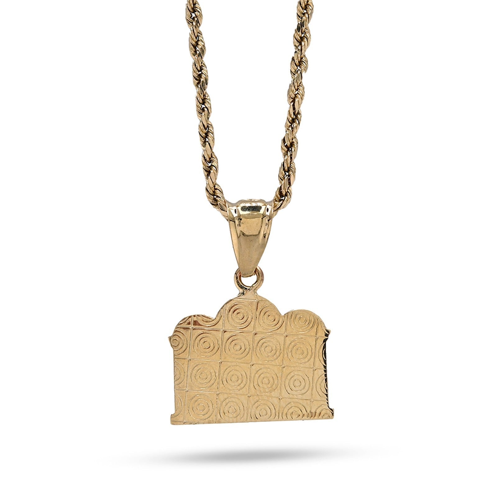 10k Yellow & White Gold Diamond - Cut Mens Last Supper Pendant Religious 2g Charm - Elite Jewelers - Charms & Pendants