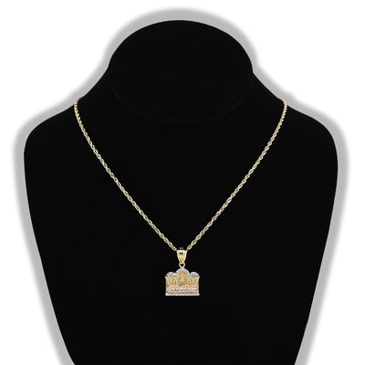 10k Yellow & White Gold Diamond - Cut Mens Last Supper Pendant Religious 2g Charm - Elite Jewelers - Charms & Pendants