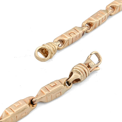 10K Yellow/White Gold Two Tone Gucci Link 26" Men Necklace 19MM Chain 55g - Elite Jewelers - Necklaces