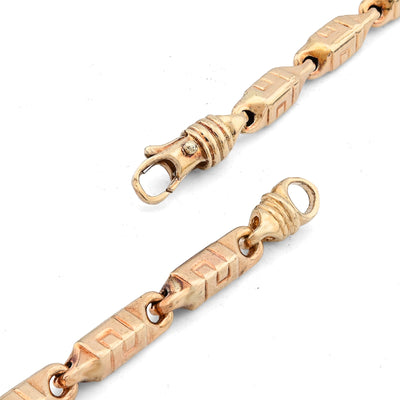 10K Yellow/White Gold Two Tone Gucci Link 26" Men Necklace 19MM Chain 55g - Elite Jewelers - Necklaces