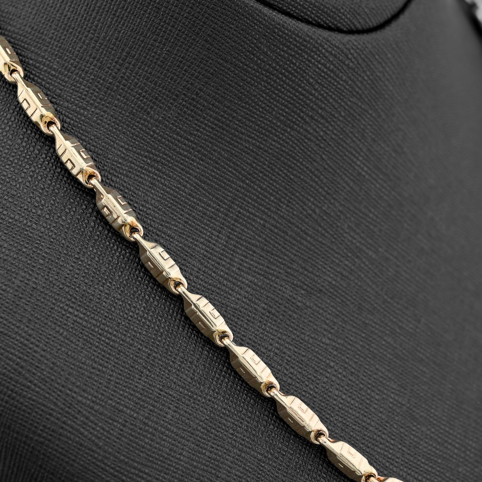 10K Yellow/White Gold Two Tone Gucci Link 26" Men Necklace 19MM Chain 55g - Elite Jewelers - Necklaces