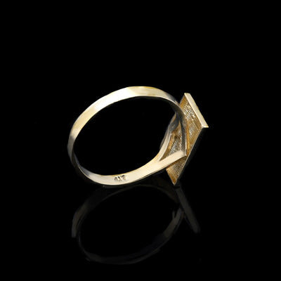 10kt Solid Yellow Gold Last Supper Rectangular Ring Men Religious Ring 2.2g - Elite Jewelers - Rings