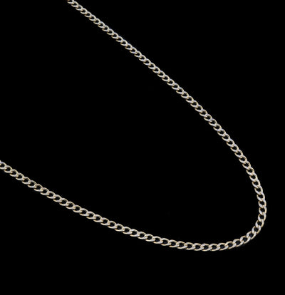 10kt Yellow Gold 2.5mm Curb Cuban Chain Men Women Necklace 20" Diamond Cuts 2.6g - Elite Jewelers - Necklaces & Chains
