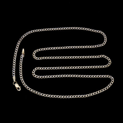 10kt Yellow Gold 2.5mm Curb Cuban Chain Men Women Necklace 20" Diamond Cuts 2.6g - Elite Jewelers - Necklaces & Chains