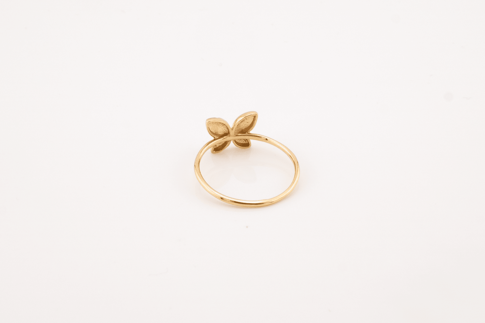 10kt Yellow Gold Butterfly Ring for Women ÃƒÆ’Ã‚Â¢ÃƒÂ¢Ã¢â‚¬Å¡Ã‚Â¬ÃƒÂ¢Ã¢â€šÂ¬Ã…â€œ Size 7.5, Diamond - Cut Design 1.3g - Elite Jewelers - Rings