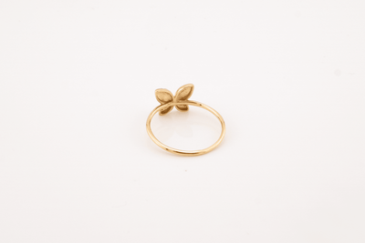10kt Yellow Gold Butterfly Ring for Women ÃƒÆ’Ã‚Â¢ÃƒÂ¢Ã¢â‚¬Å¡Ã‚Â¬ÃƒÂ¢Ã¢â€šÂ¬Ã…â€œ Size 7.5, Diamond - Cut Design 1.3g - Elite Jewelers - Rings