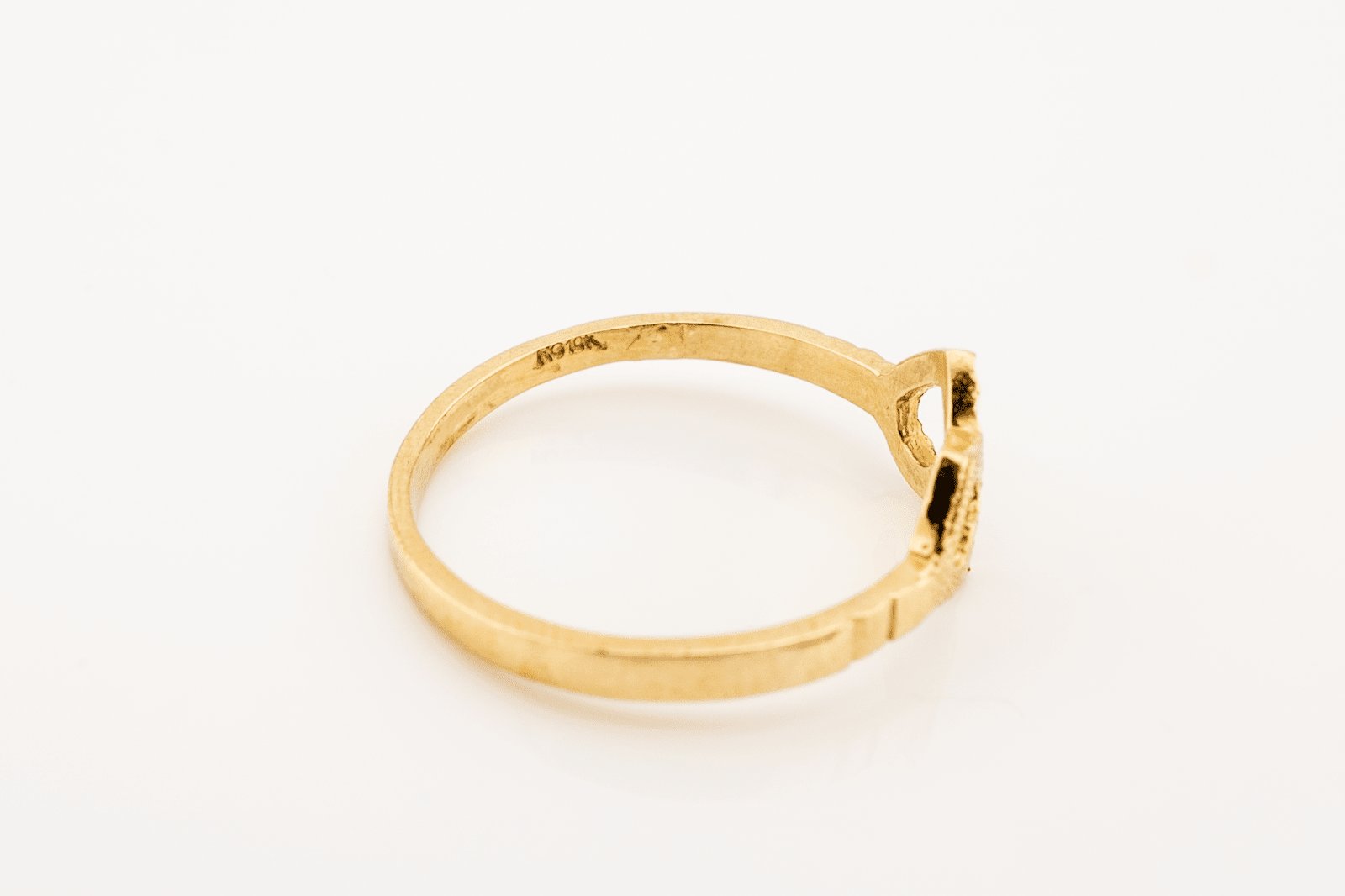 10kt Yellow Gold Dual Heart Ring, Women Ring Jewelry 1.6g - Elite Jewelers - Rings