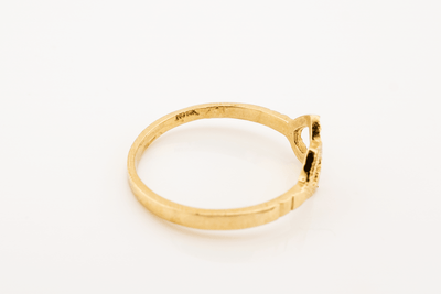 10kt Yellow Gold Dual Heart Ring, Women Ring Jewelry 1.6g - Elite Jewelers - Rings