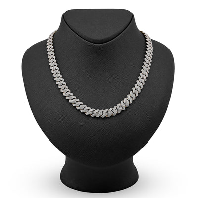 10MM 10k Yellow Gold 24In 10CTW Natural Diamond Cuban Chain Mens 86.1g Necklace - Elite Jewelers - Necklaces & Chains