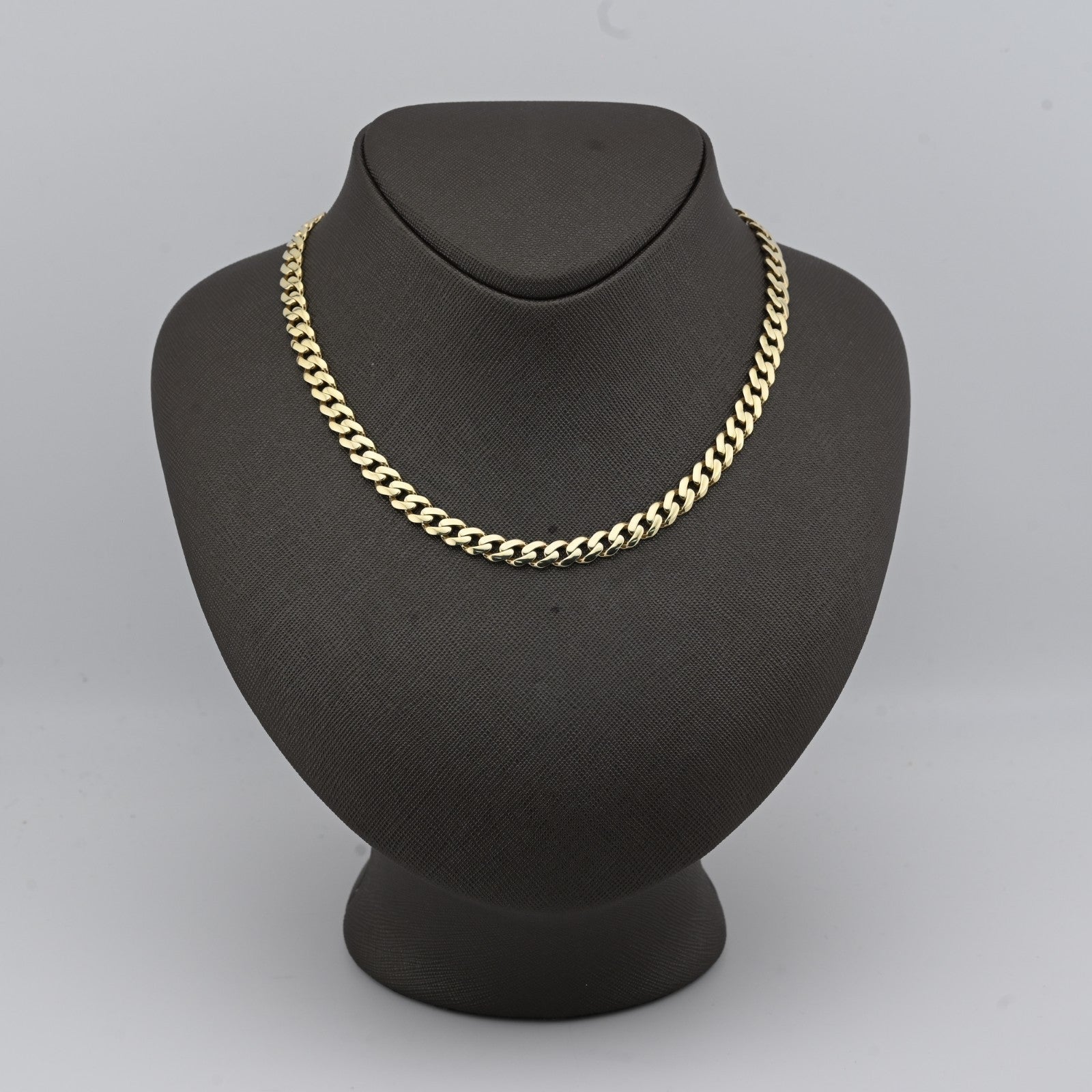 10MM Monaco Cuban Chain 24Inch Necklace 40.2g 1/10th 10k Yellow Gold Bonded 925 - Elite Jewelers - Necklaces & Chains