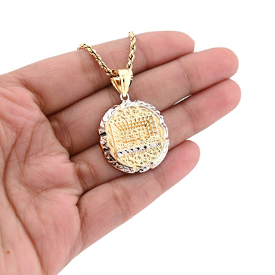 1/10th 10k Gold Bonded 925 Apostles Last Supper Charm 3g Unisex Two Tone Pendant - Elite Jewelers - Charms & Pendants