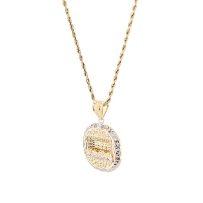 1/10th 10k Gold Bonded 925 Apostles Last Supper Charm 3g Unisex Two Tone Pendant - Elite Jewelers - Charms & Pendants