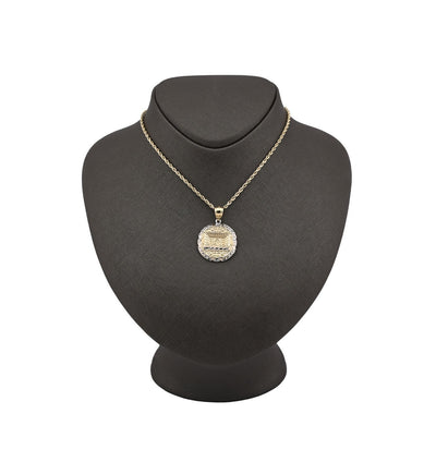 1/10th 10k Gold Bonded 925 Apostles Last Supper Charm 3g Unisex Two Tone Pendant - Elite Jewelers - Charms & Pendants