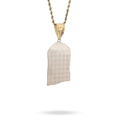 1/10th 10k Gold Bonded 925 Silver Jesus Head 2 Tone Pendant Mens 4.3gms Charm - Elite Jewelers - Charms & Pendants
