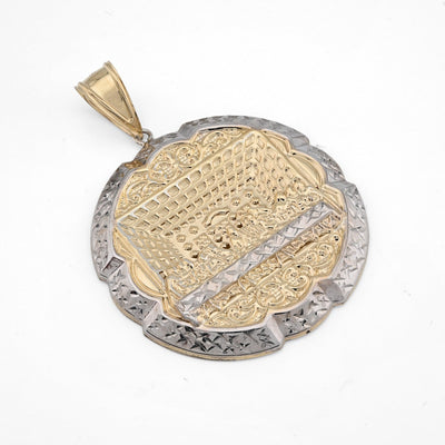 1/10th 10k Gold Bonded 925 Two Tone Apostles Last Supper Pendant Big 9.6g Charm - Elite Jewelers - Charms & Pendants