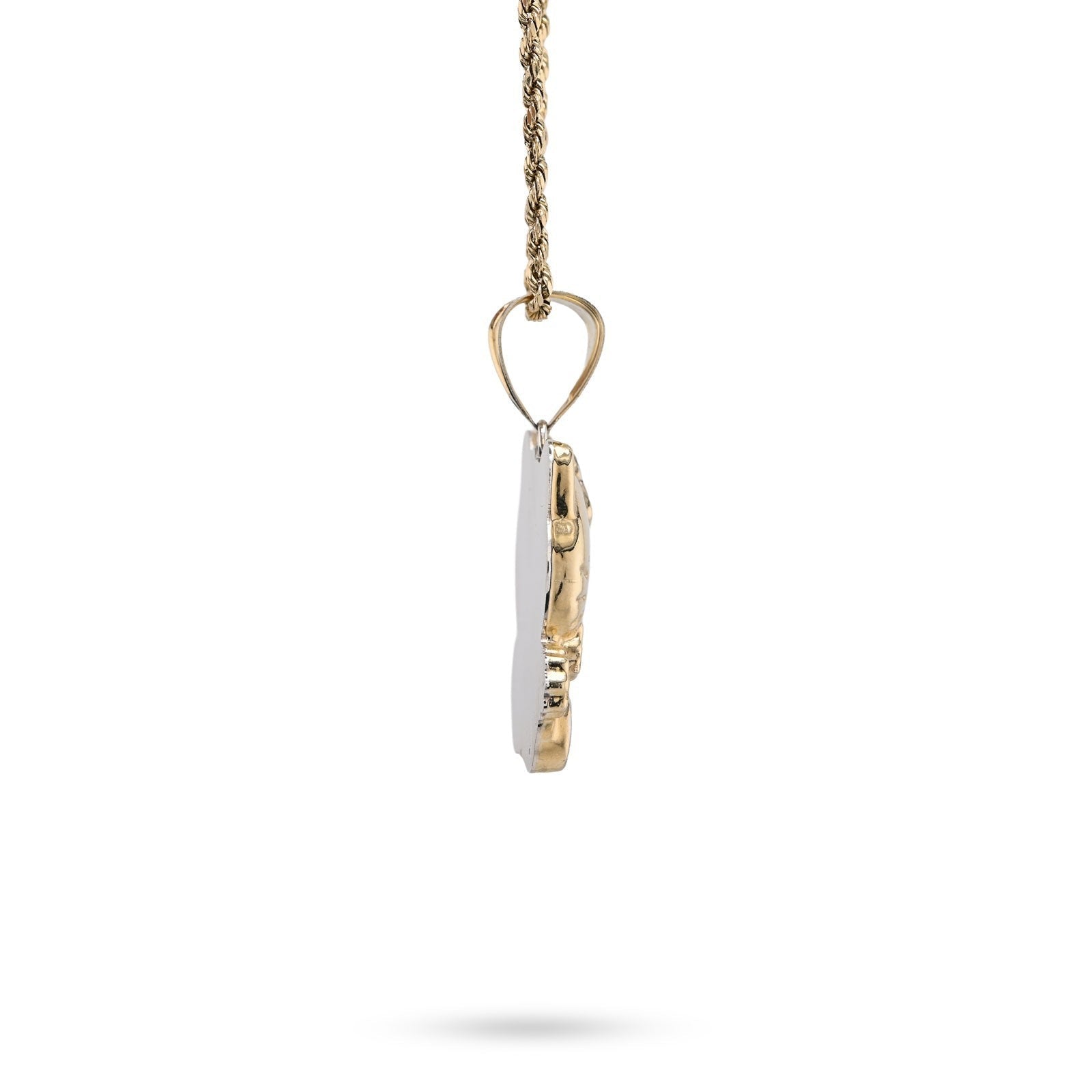1/10th 10k Gold Bonded 925 Two Tone Hello Kitty Pendant 4gms Womens Cute Charm - Elite Jewelers - Charms & Pendants