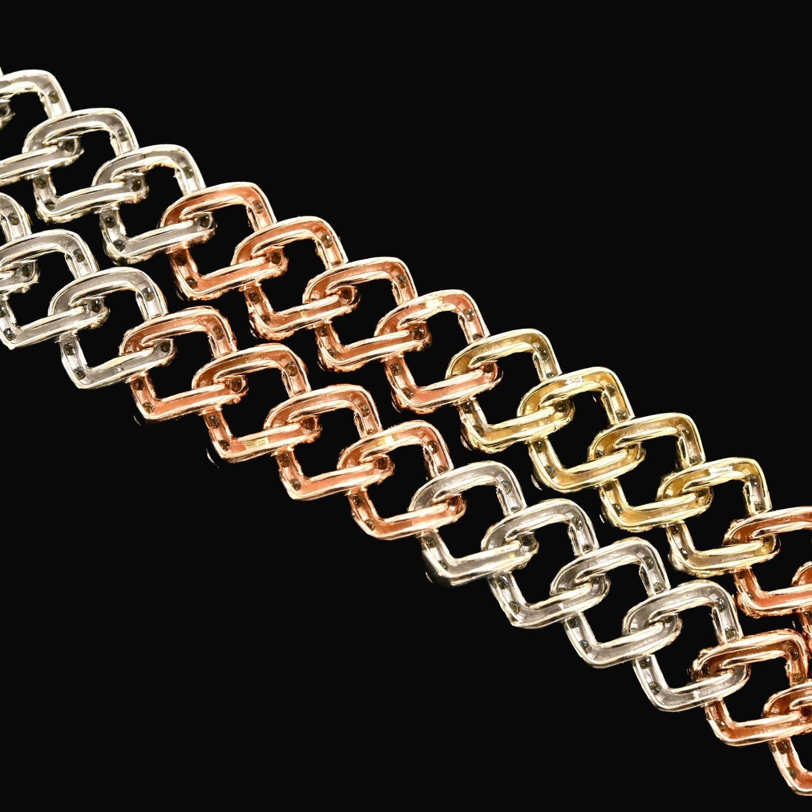 13MM 10k Yellow & Rose Gold 20 Inches 16CTW Natural Diamond Cuban Chain 83gms - Elite Jewelers - Necklaces & Chains