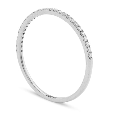 14K White Gold 0.25CT Lab Diamond VS Women Wedding Ring Band - Elite Jewelers - Rings