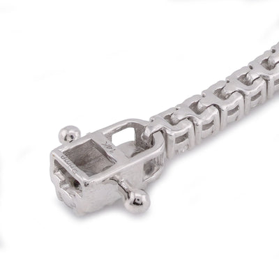 14K White Gold 2.81CT Lab Diamond 4 Pointer Tennis Bracelet 7" - Elite Jewelers-Bracelets
