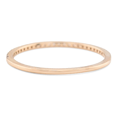 14K Yellow Gold 0.25CT Lab Diamond Women's Wedding Ring Band 0.7MM - Elite Jewelers - Rings