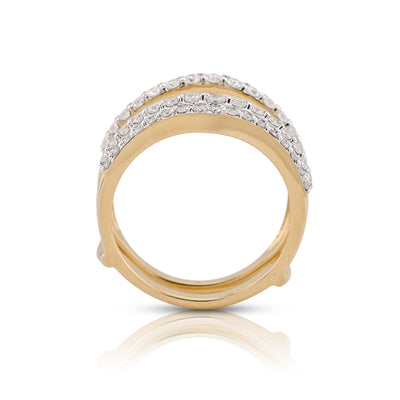 14K Yellow Gold 1.04CT Lab Diamond Women Ring - Elite Jewelers-Rings