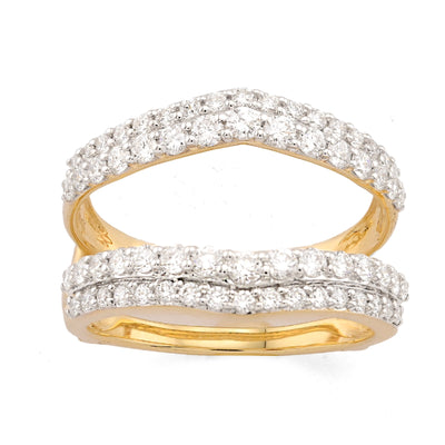 14K Yellow Gold 1.04CT Lab Diamond Women Ring - Elite Jewelers-Rings