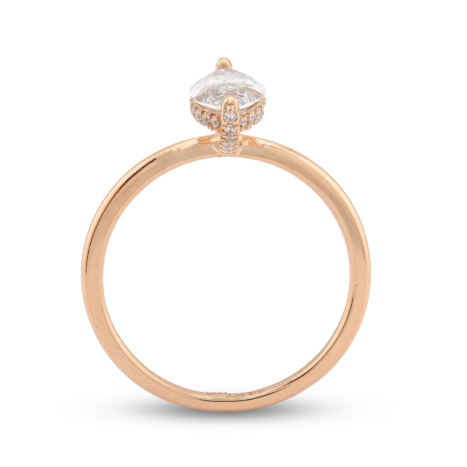 14K Yellow Gold 1CT Marquise Solitaire Lab Diamond Women Wedding Ring - Elite Jewelers - Rings