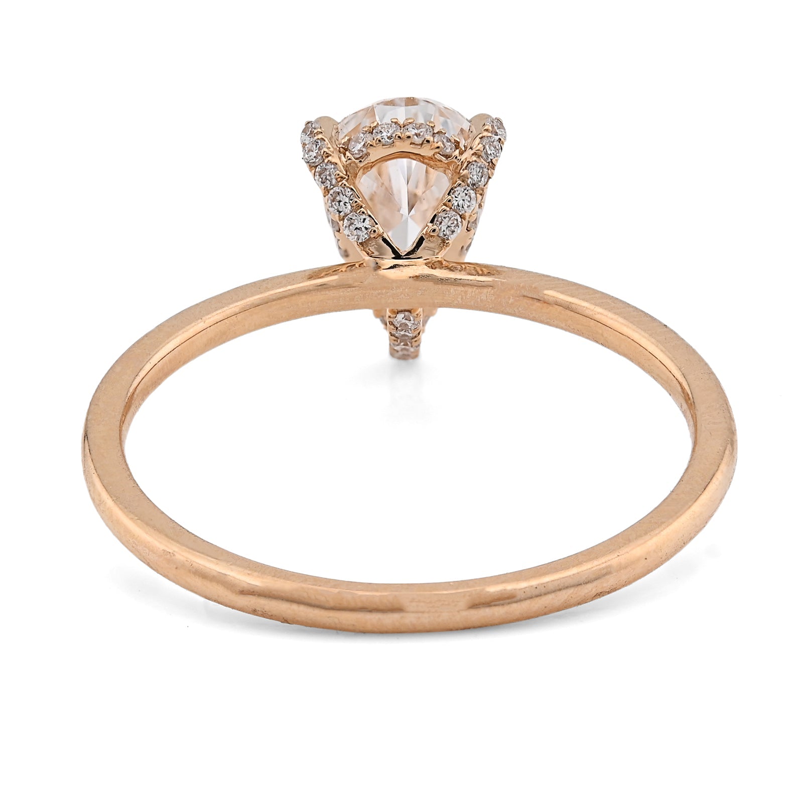 14K Yellow Gold 1CT Tear Drop Solitaire Lab Diamond Women Wedding Ring - Elite Jewelers - Rings