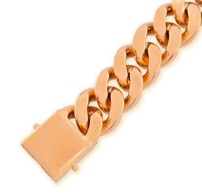 18MM 18k Yellow Gold 258.6gm 18CTW Natural Diamond 8In Puff Miami Cuban Bracelet - Elite Jewelers - Bracelets