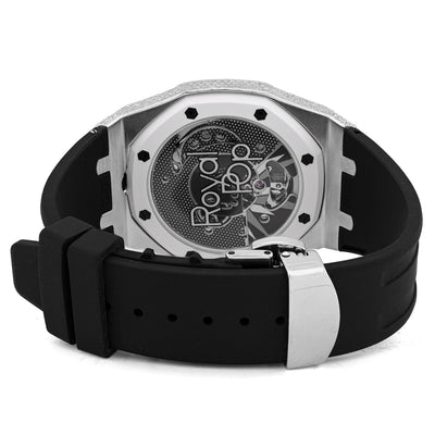 AP x Swatch Royal Pop Natural Diamond Band Black/White Watch Ocho Negro