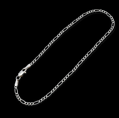2MM 10k Yellow Gold 0.7gms Figaro Link Bracelet 8 Inch Armlet For Unisex Adults - Elite Jewelers - Bracelets