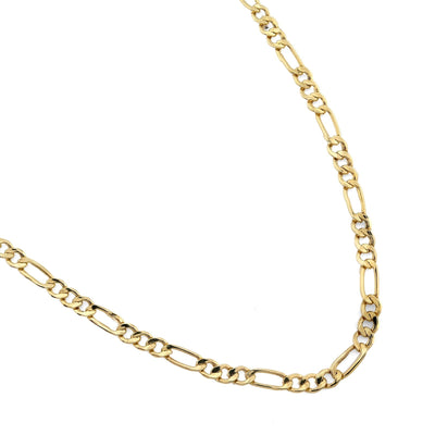 2MM 10k Yellow Gold 20 Inches 1.5 grams Figaro Chain Necklace For Mens Womens - Elite Jewelers - Necklaces & Chains