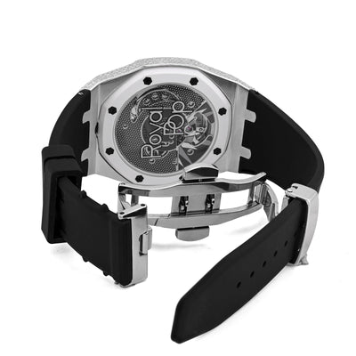 AP x Swatch Royal Pop Natural Diamond Band Black/White Watch Ocho Negro