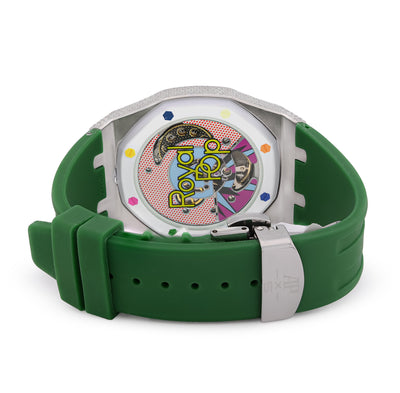 AP x Swatch Royal Pop Natural Diamond Band White Watch Huit Blanc