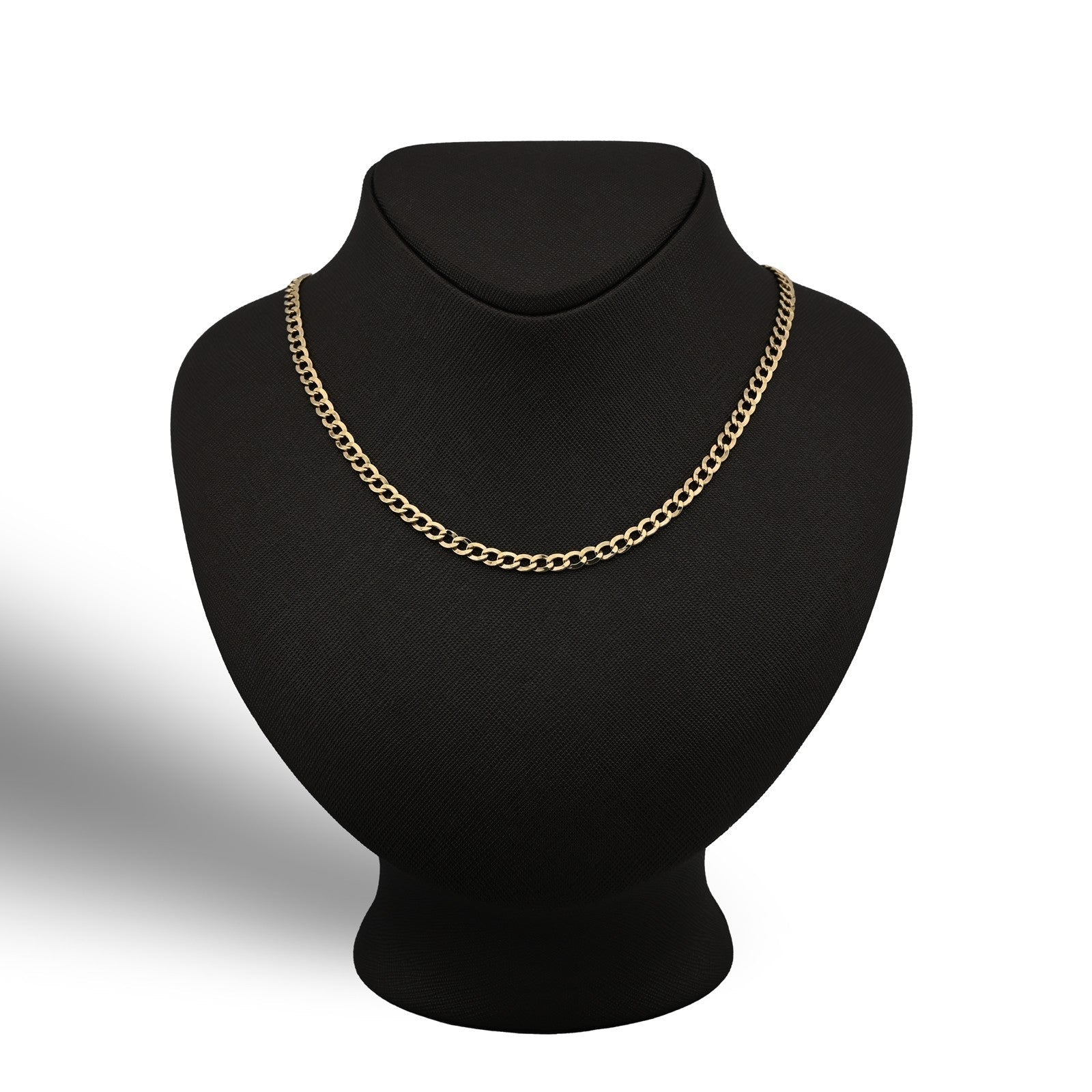 4.5MM 10k Yellow Gold 5.9gms Cuban link Curb Chain Mens Womens 18In Necklace - Elite Jewelers - Necklaces & Chains