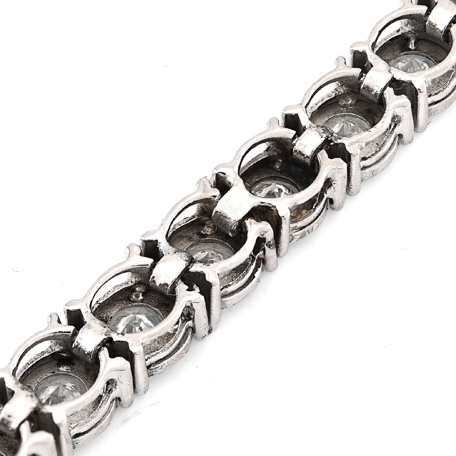 4.5MM 14k White Gold 13gms 3CTW Natural Diamond Tennis Bracelet 7 Inches Armlet - Elite Jewelers - Bracelets