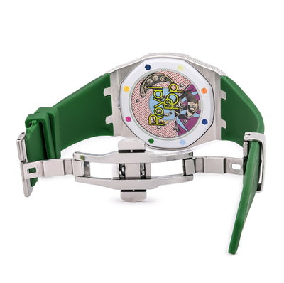 AP x Swatch Royal Pop Natural Diamond Band White Watch Huit Blanc
