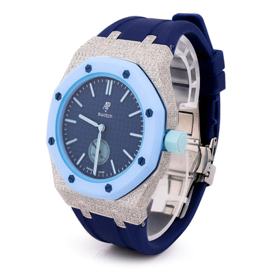 AP x Swatch Royal Pop Natural Diamond Band Watch Lan Ba