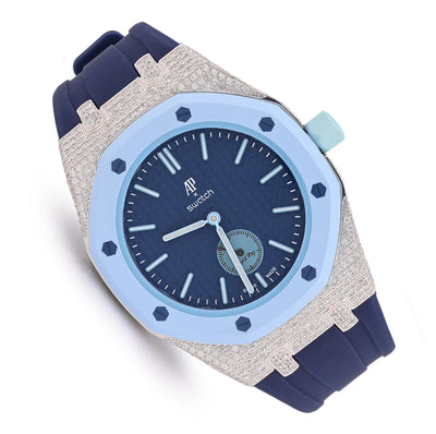 AP x Swatch Royal Pop Natural Diamond Band Watch Lan Ba