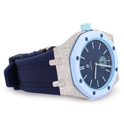 AP x Swatch Royal Pop Natural Diamond Band Watch Lan Ba