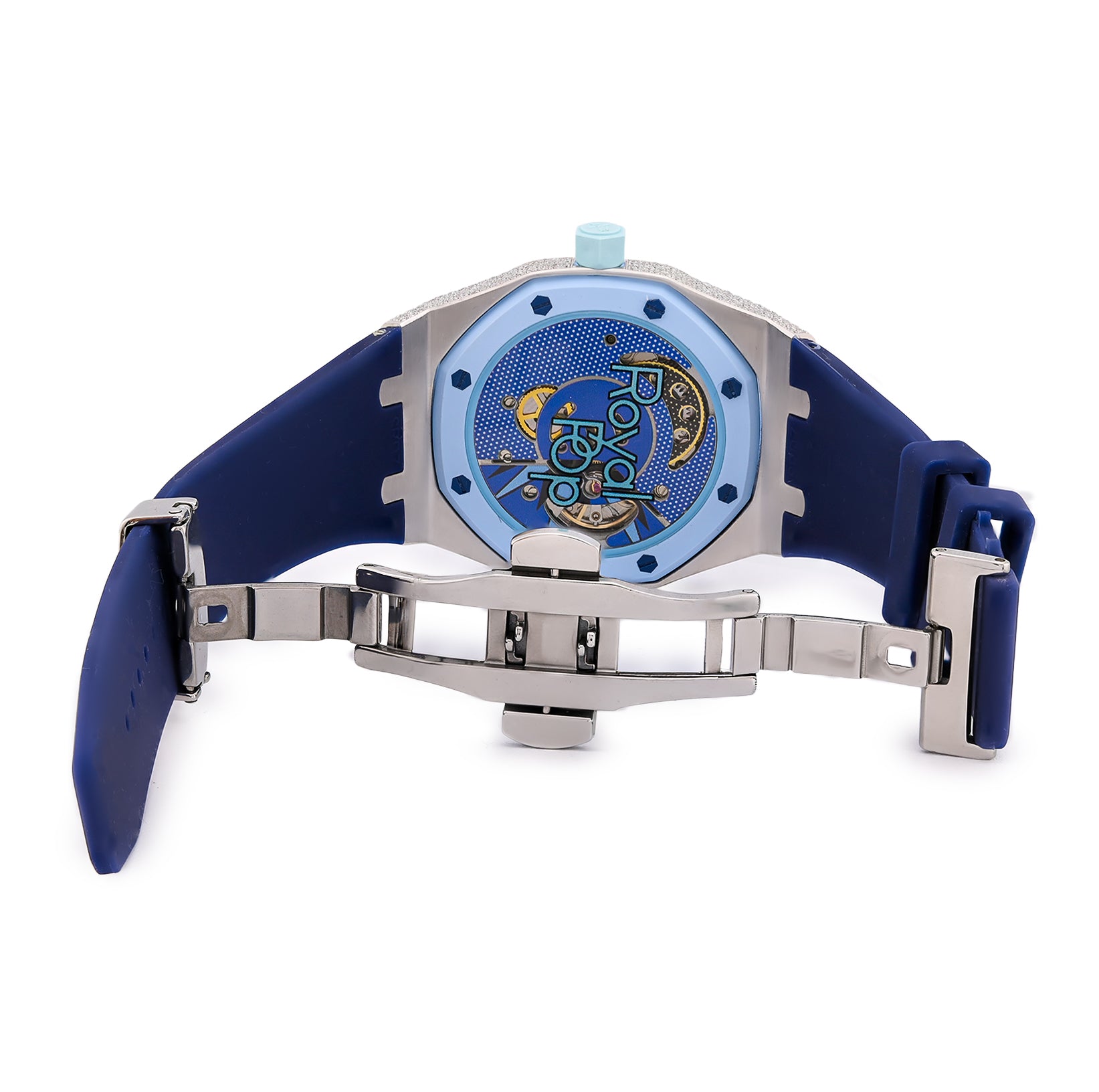 AP x Swatch Royal Pop Natural Diamond Band Watch Lan Ba