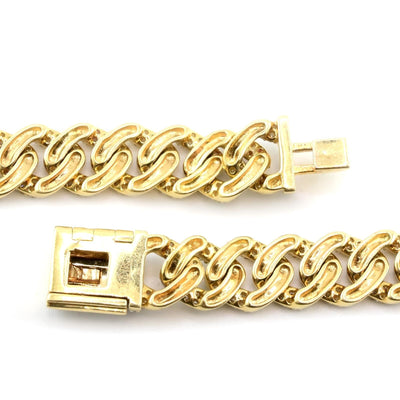 8MM 10k Yellow Gold 9.7CTW Natural Diamond Cuban Chain 36.83g 20 Inches Necklace - Elite Jewelers - Necklaces & Chains